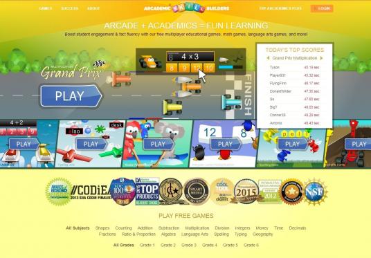 We make multiplayer educational games - free math games, free language arts games, and more for K-8 students. With Arcademics Plus, teachers and parents can view data reports and customize game content. 