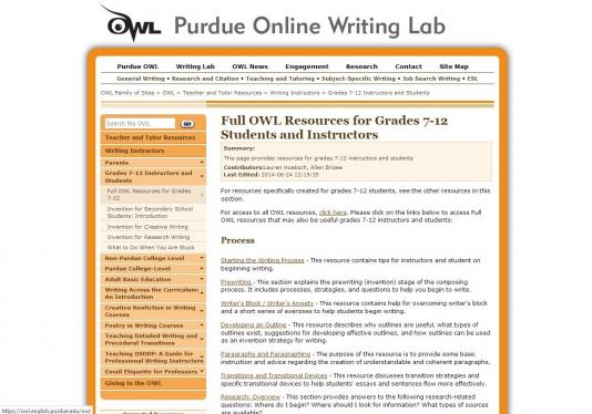 These OWL resources will help instructors develop curricula for teaching a wide range of writing. This area includes resources on teaching writing across the curriculum and teaching writing in the disciplines, as well as an index of slide presentations on teaching writing. This area also includes a link to the OWL Exercises.