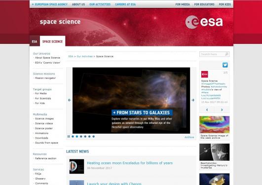 The European Space Agency (ESA) is Europe's gateway to space. Its mission is to shape the development of Europe's space capability and ensure that investment in space continues to deliver benefits to the citizens of Europe and the world.