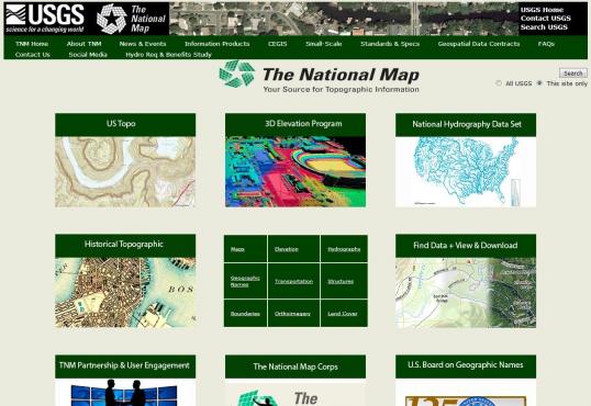 The National Map : the source for topographic information